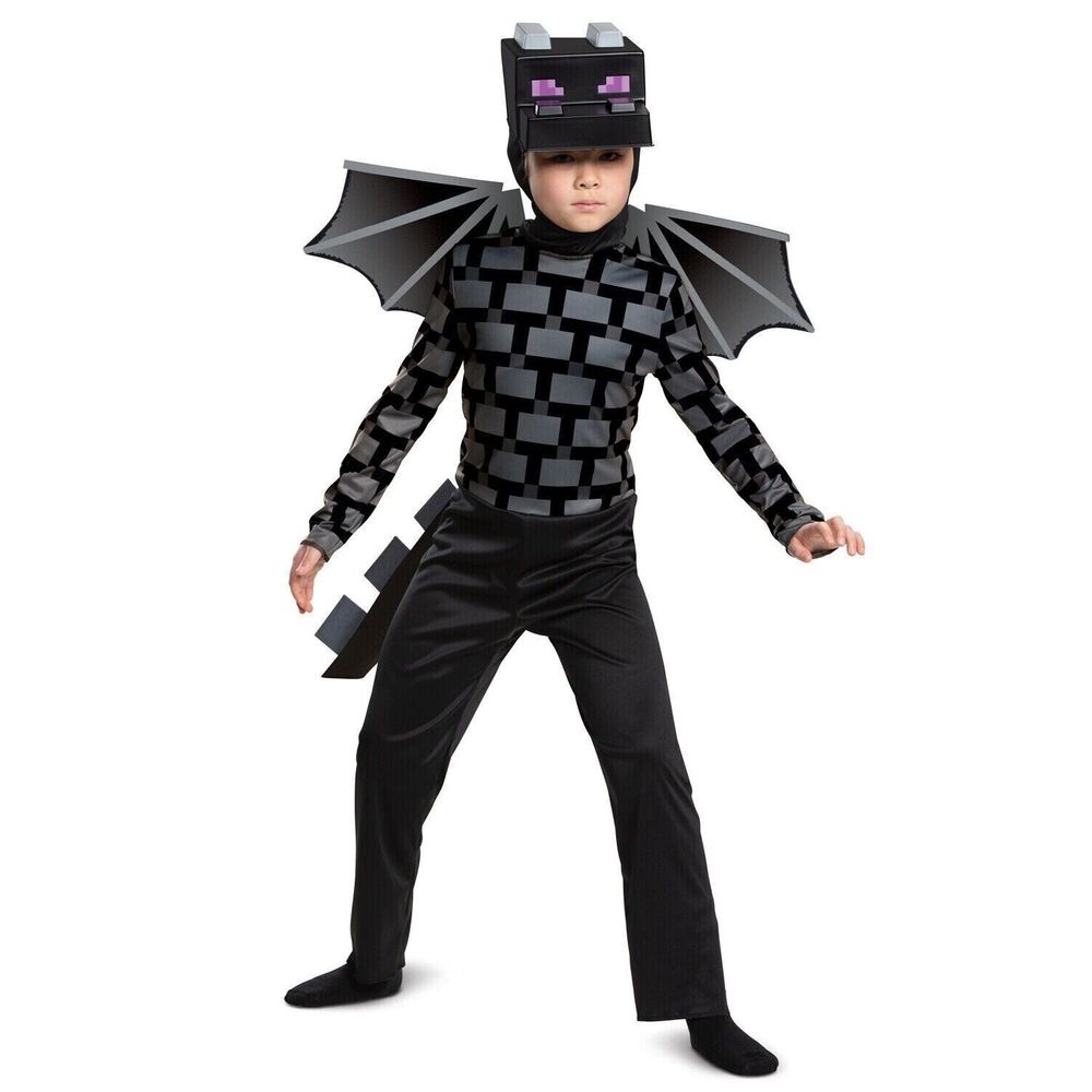 Minecraft Ender Dragon Classic Child Costume Size 10-12